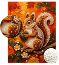 Cozy Woodland Pearl-By-Number Kit