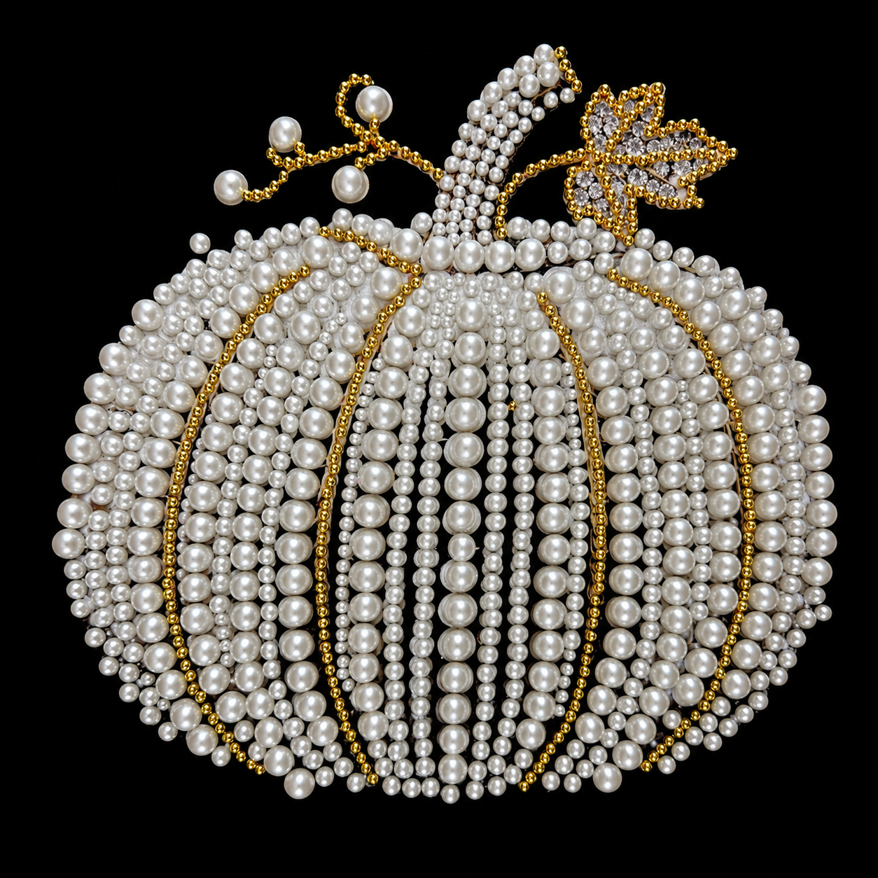 White Pumpkin Pearl-By-Number Kit
