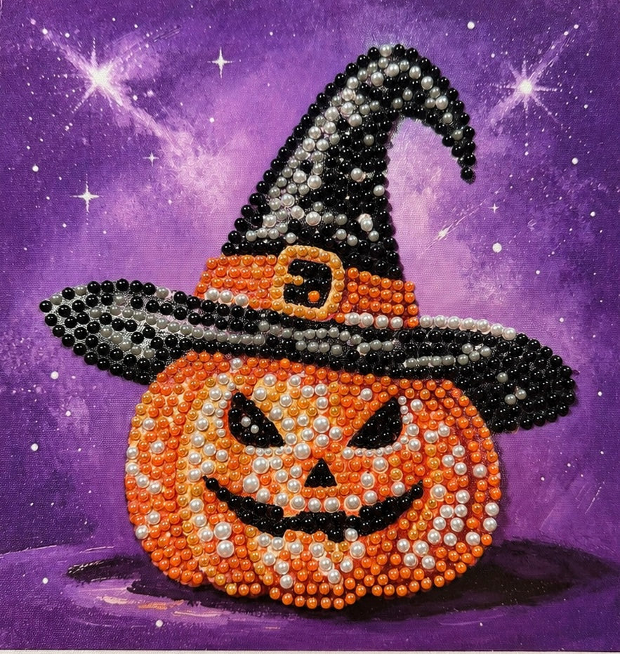 Jack O’ Witch Pearl-By-Number Kit