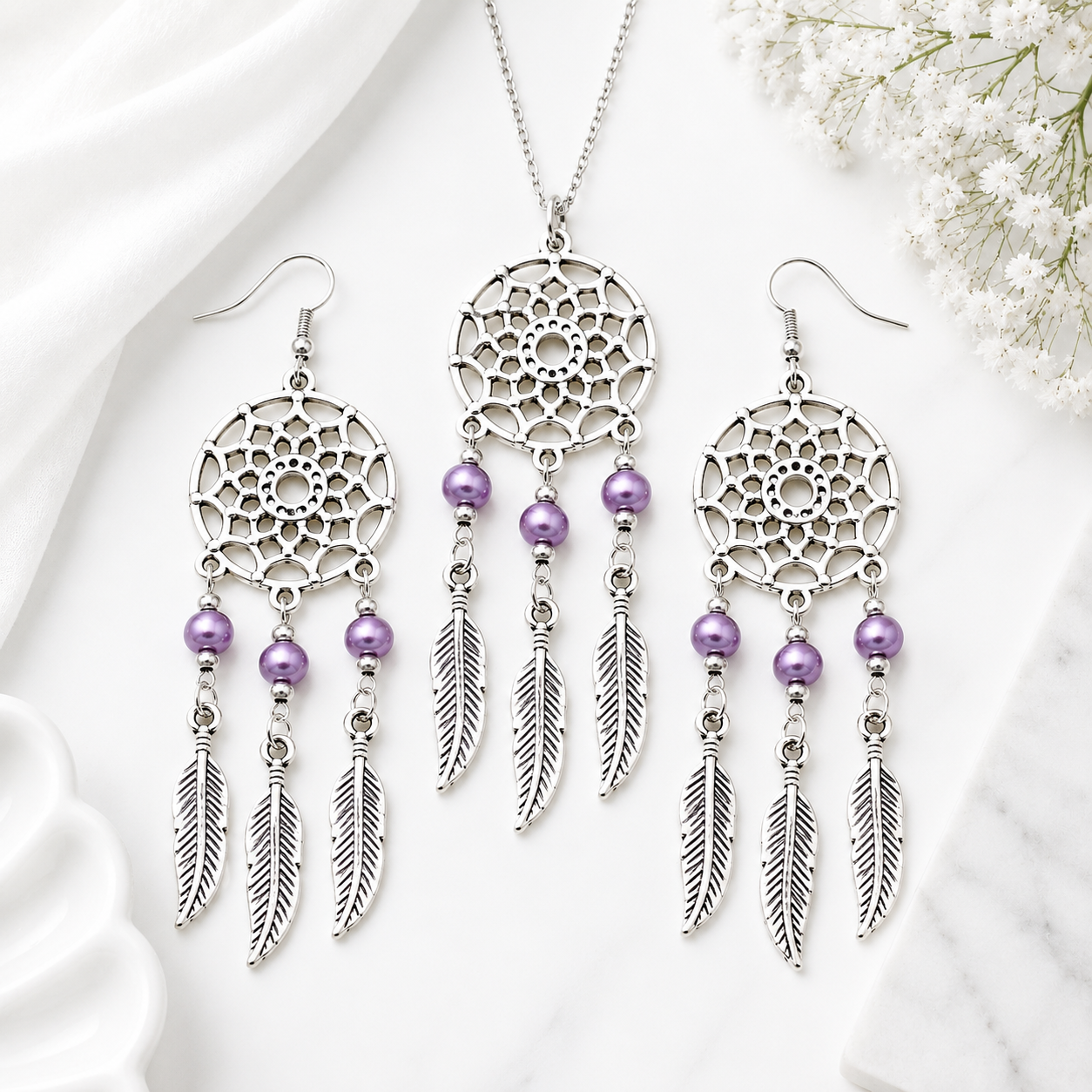 Dreamcatcher Jewelry Set