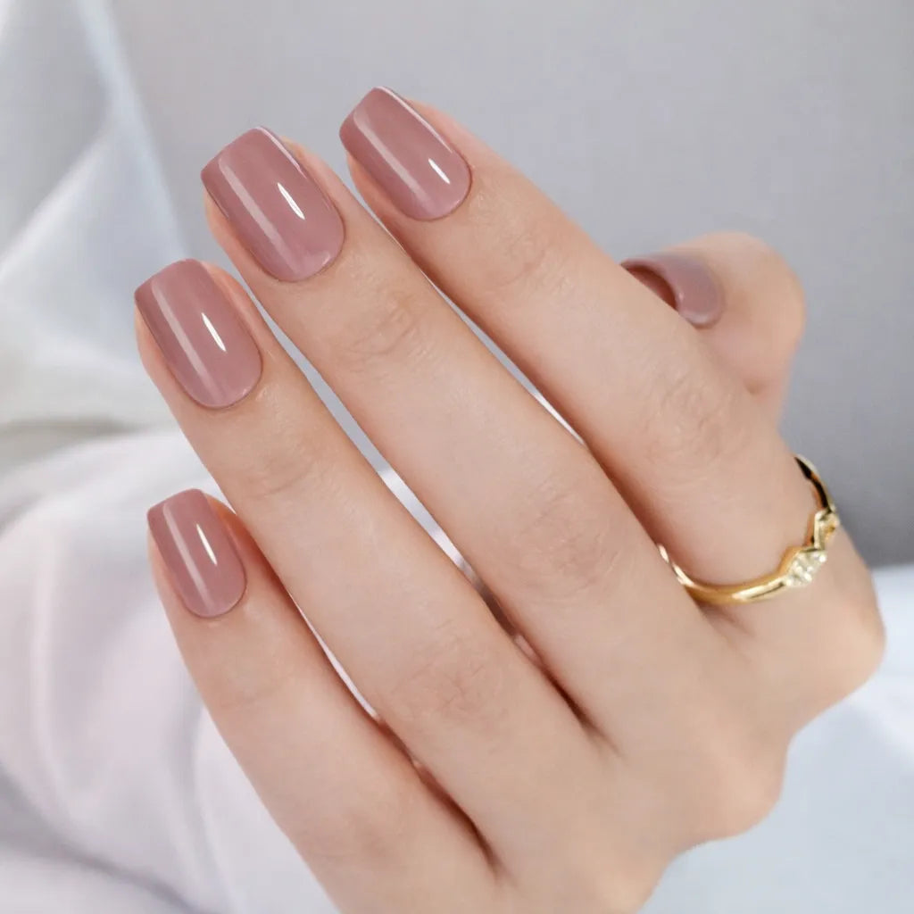 Blush Beige Nails