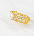 Golden Lace Ring