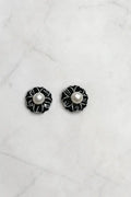 Black Dahlia Earrings