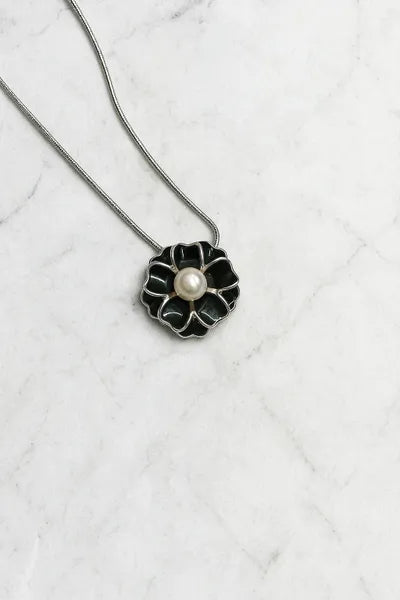 Black Dahlia Necklace