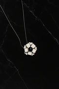 White Dahlia Necklace